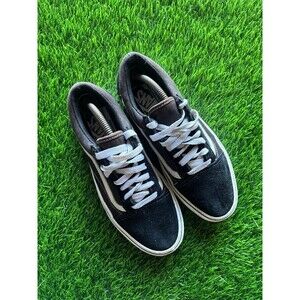 white Vans Old Skool low-top skate shoes sz 7.5